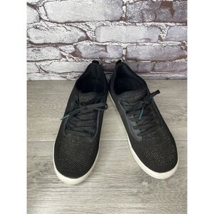 Vessi Weekend Sneaker Concrete Asphalt Black Fabric Shoes Men Sz 10M US/43EU